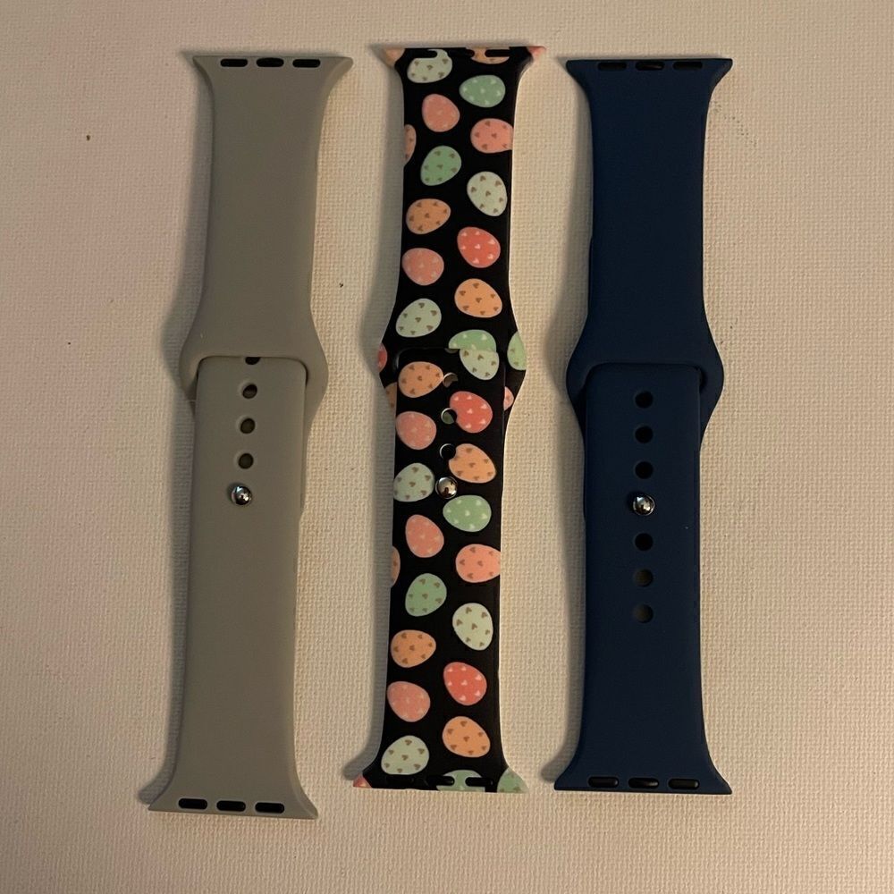 Easter Egg & 2 other colors Watch bands for Apple Watch 38/40mm set of 3